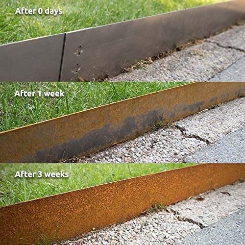 Corten Garden Grass Border Edging