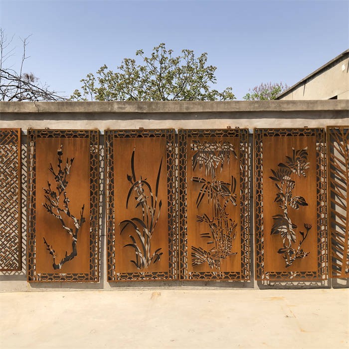 Garden Corten Steel Decorative Corten Steel Panel