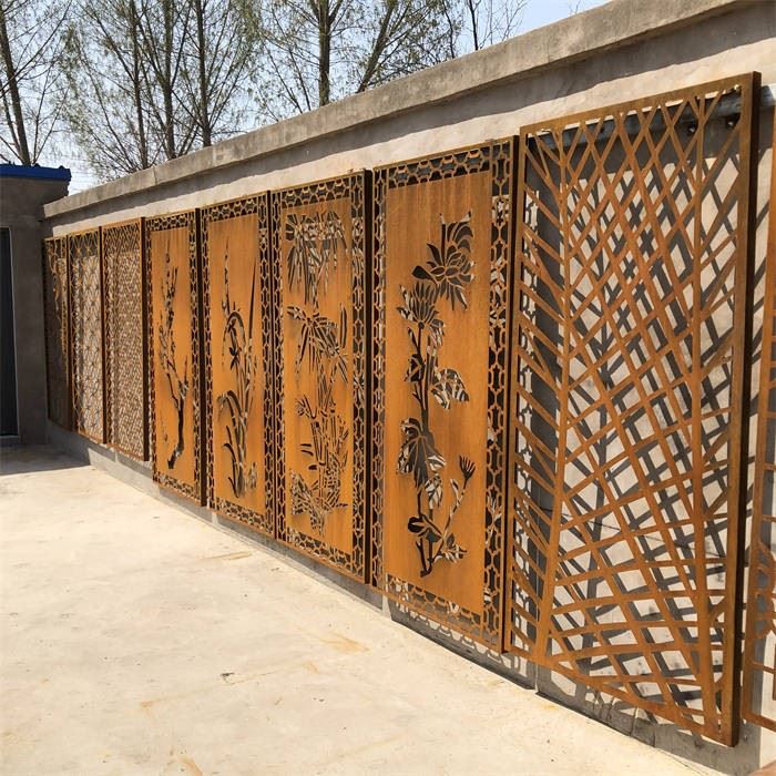Garden Corten Steel Decorative Corten Steel Panel