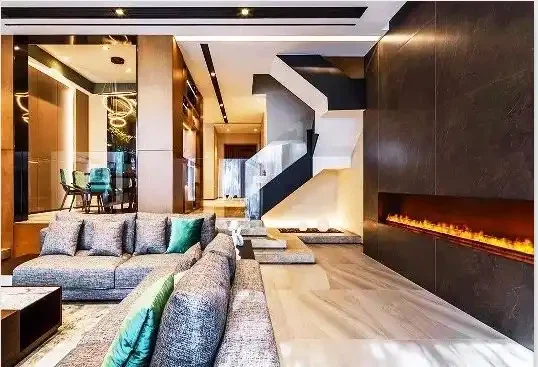 Mist Fireplace 3d Flame Indoor Recessed Wall