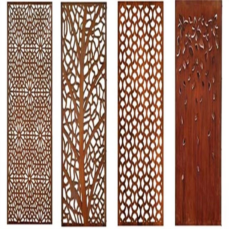 Modern Room Divider Laser Bathroom Cut