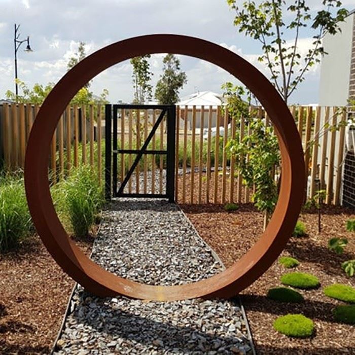 Stainless Steel Corten Steel Circle