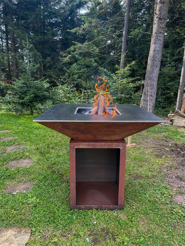 Corten Steel BBQ Fire Pits Stove suppliers