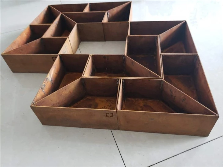 Outdoor Box Corten Steel Planter suppliers