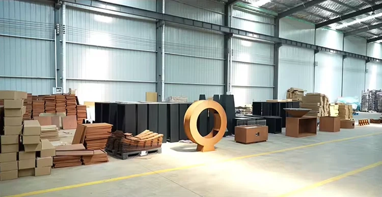 Metal Corten Steel Rain Curtain Metal Corten Steel Rain Curtain