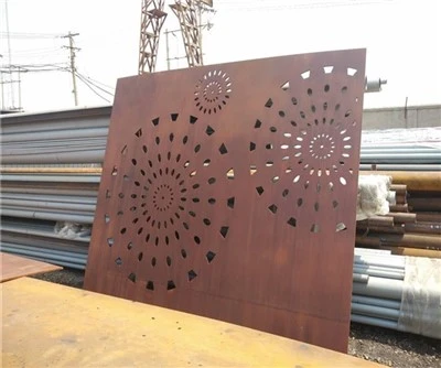 Rhanwyr Ystafelloedd Awyr Agored Corten Steel